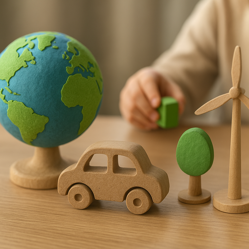 الألعاب المستدامة وتعليم الأطفال عن البيئة