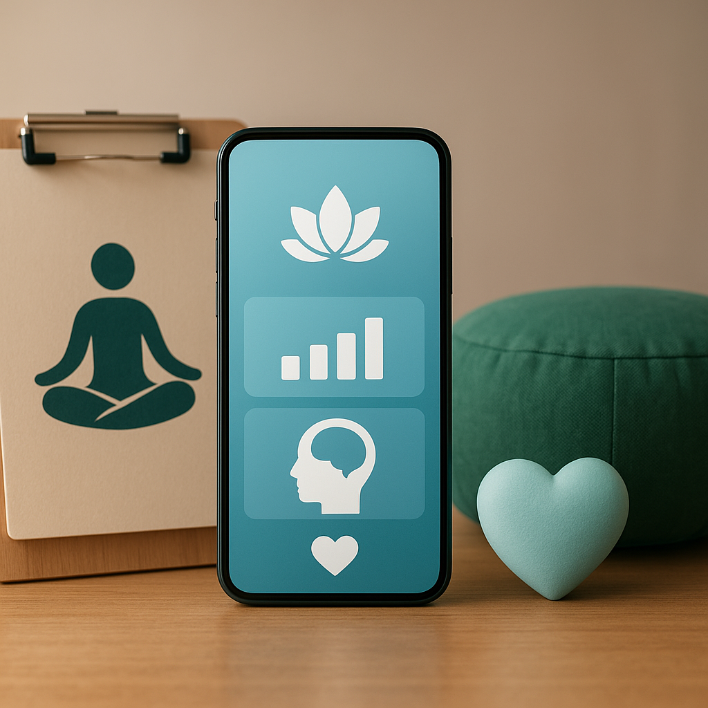 Tendências em aplicativos de bem-estar e saúde mental