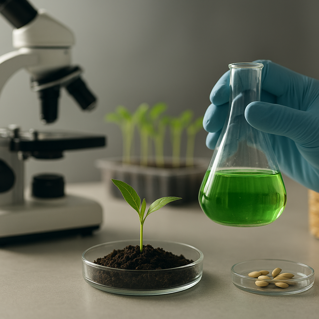 Biotechnologie dans l'agriculture moderne